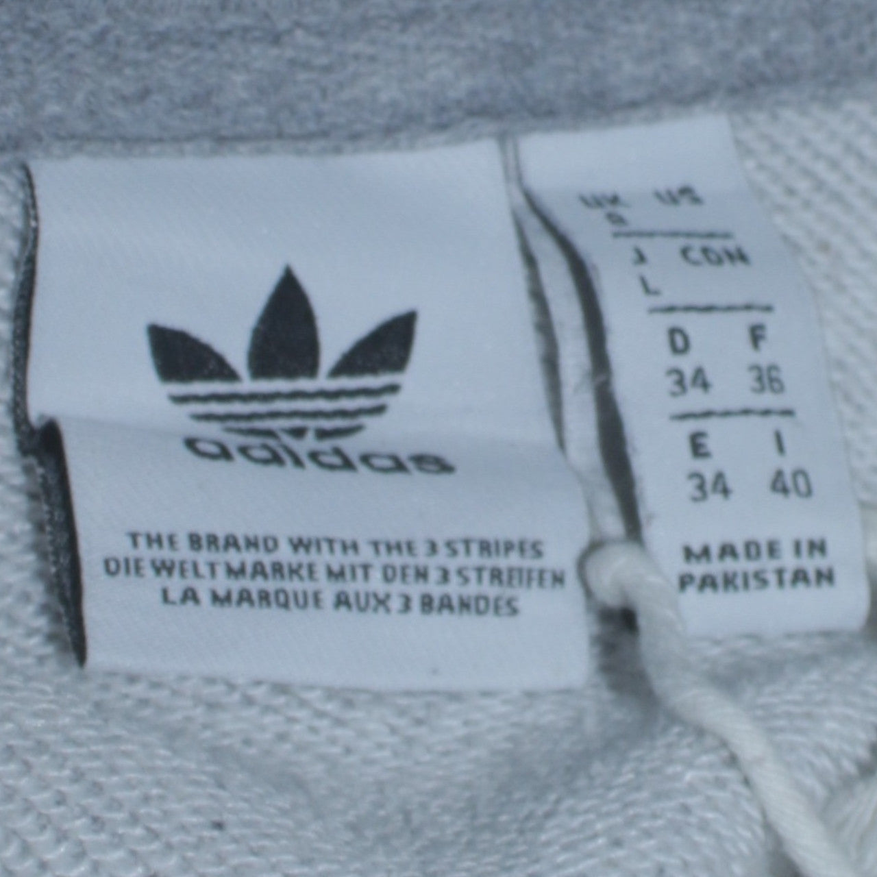 Adidas Womens Grey Beige 1/2 Zip Hoodie Size 12 Relaxed Fit