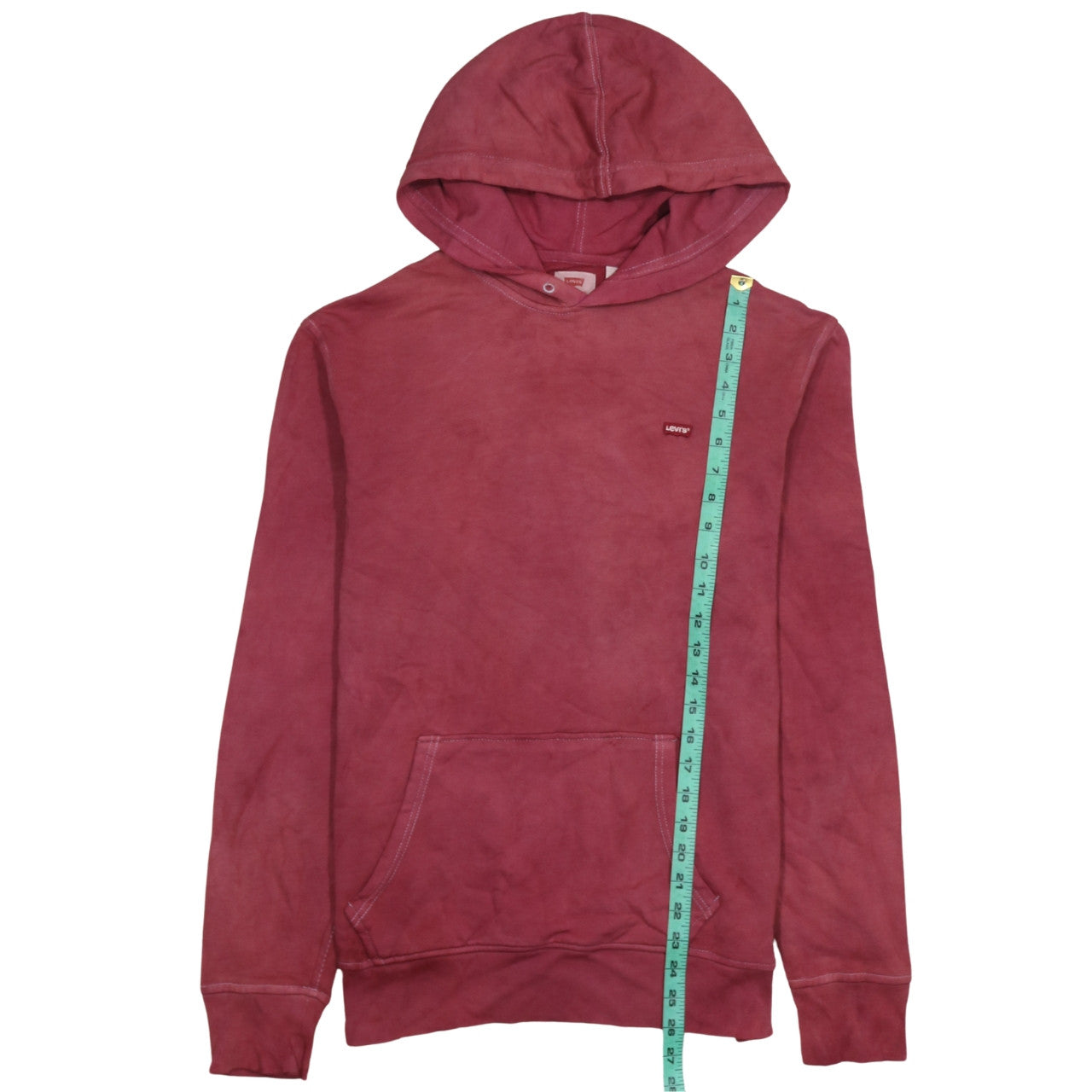 Levi's Womens Pink Hooded Pullover Sweatshirt Size M