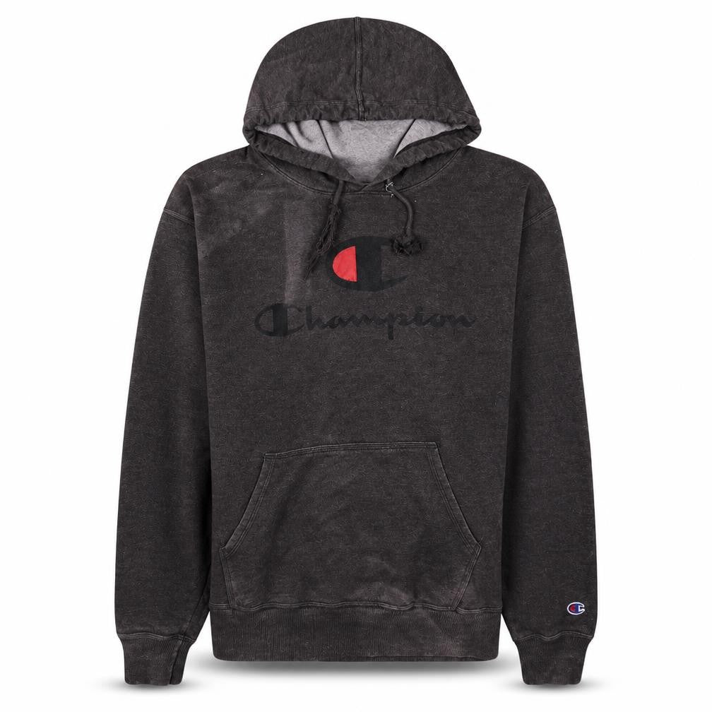 Champion Men's Brown Pullover Hoodie M Regular Fit Logo Graphic