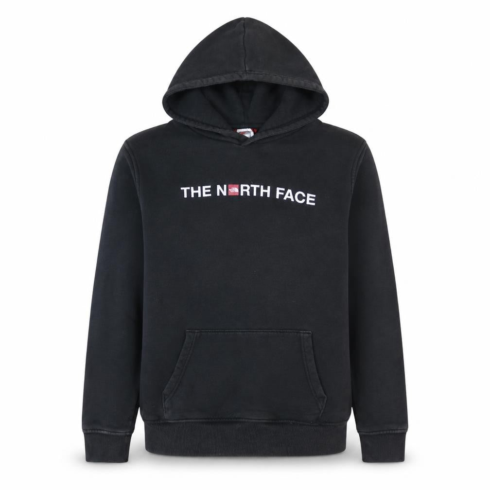 The North Face Boys Black XL Pullover Hoodie Cotton Logo Sweatshirt