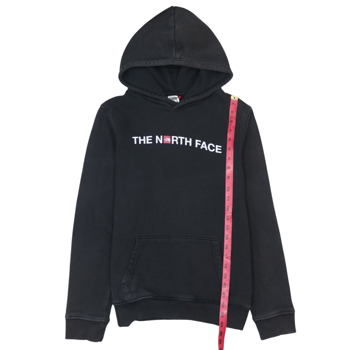 The North Face Boys Black XL Pullover Hoodie Cotton Logo Sweatshirt