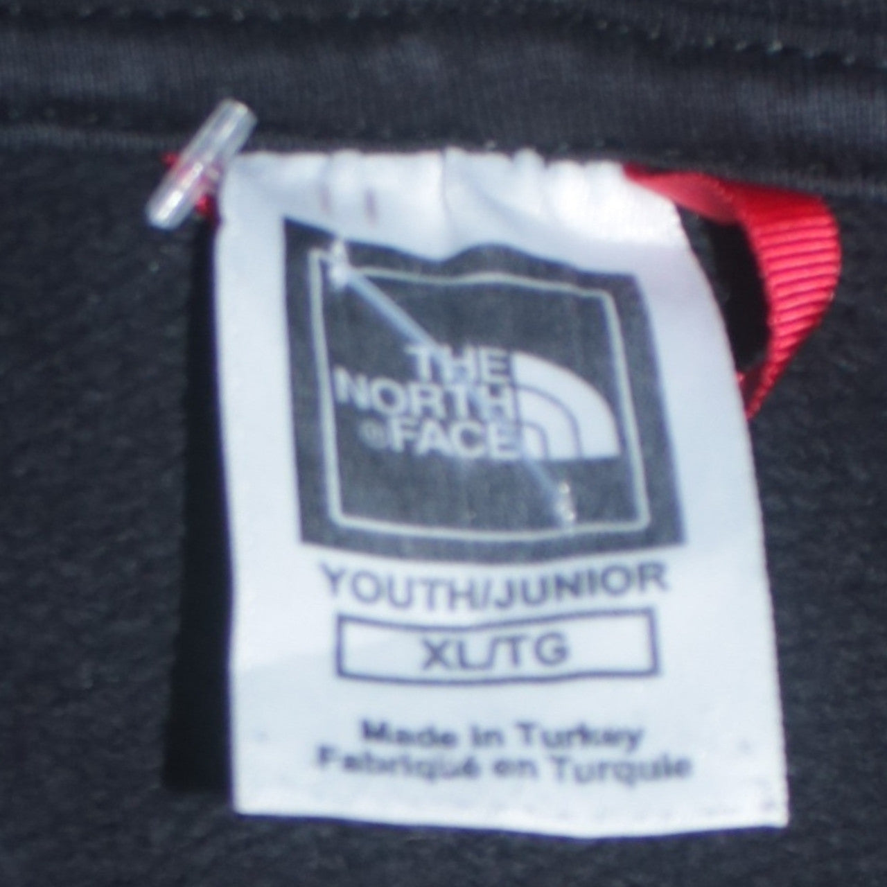 The North Face Boys Black XL Pullover Hoodie Cotton Logo Sweatshirt