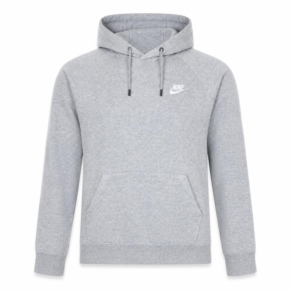 Nike Men Grey Pullover Hoodie Small Regular Fit Sportswear