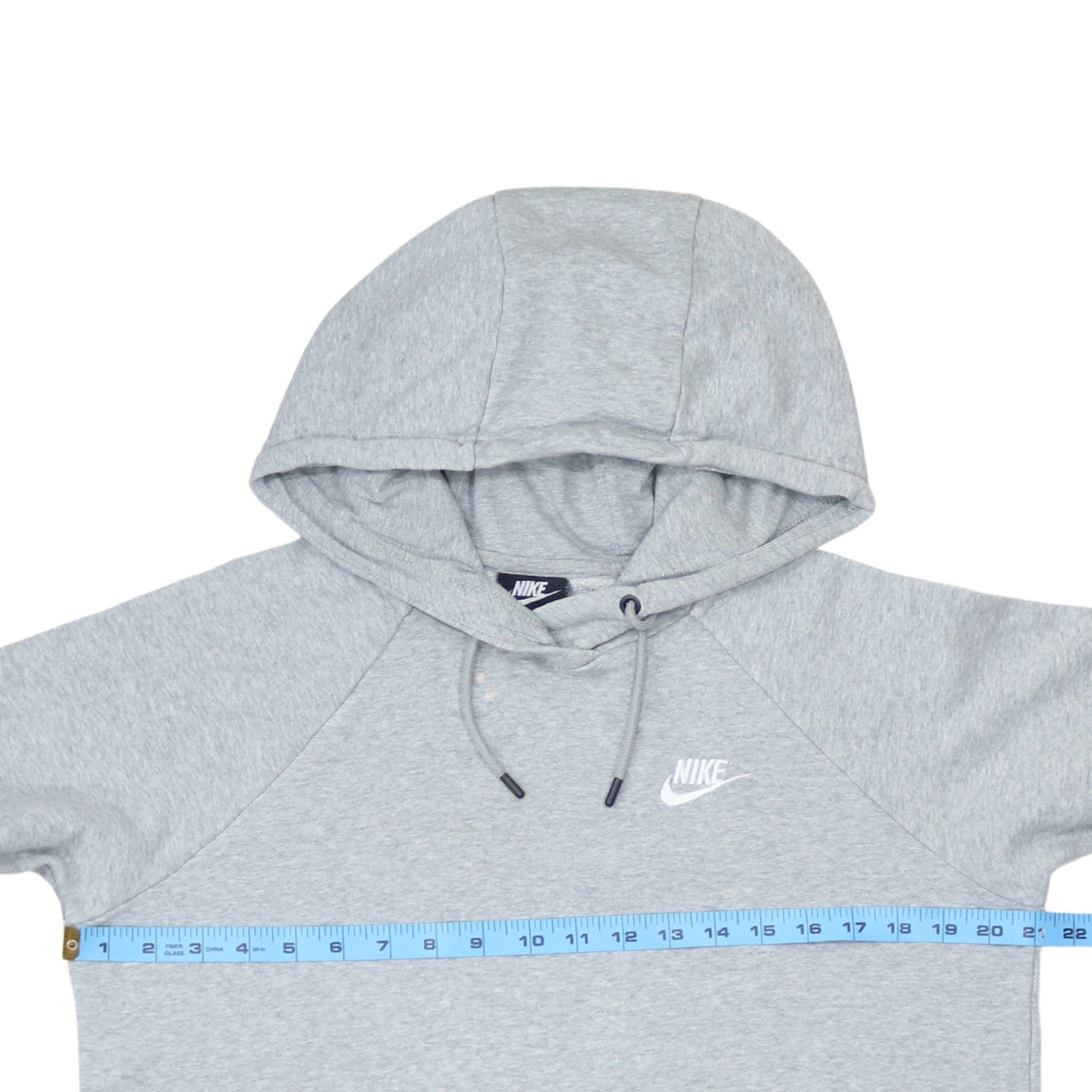 Nike Men Grey Pullover Hoodie Small Regular Fit Sportswear