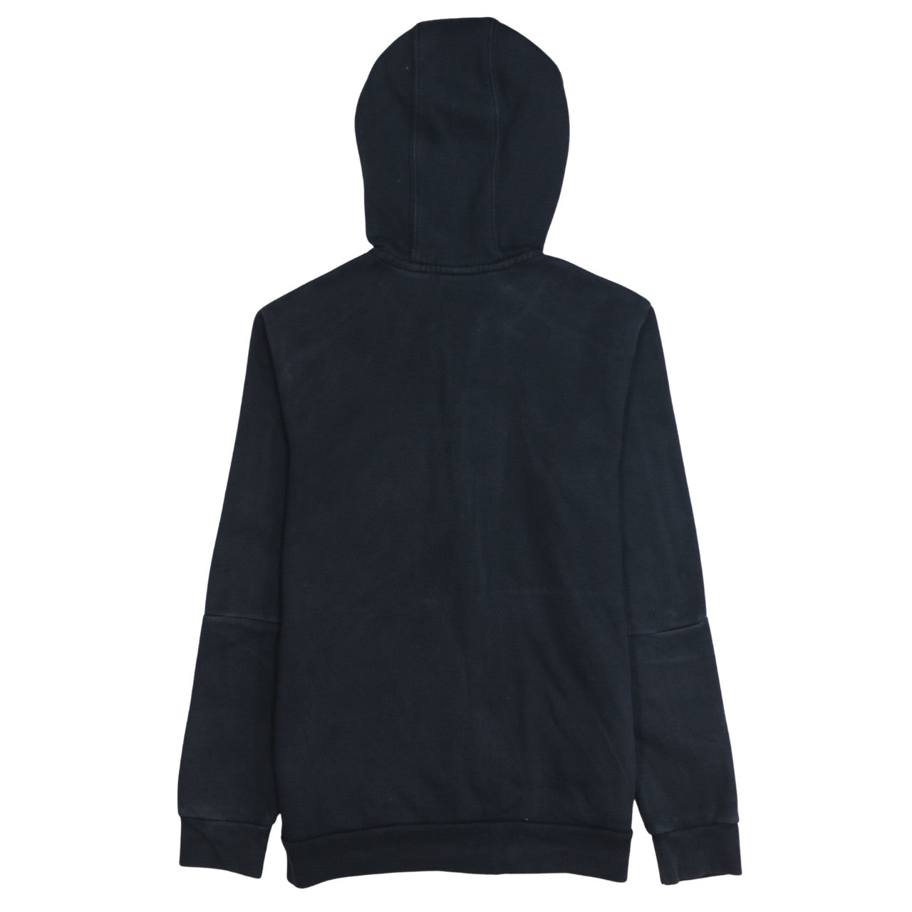 Adidas Boys Black Full Zip Hoodie Size 13-14 Years Fleece Lined Sportswear