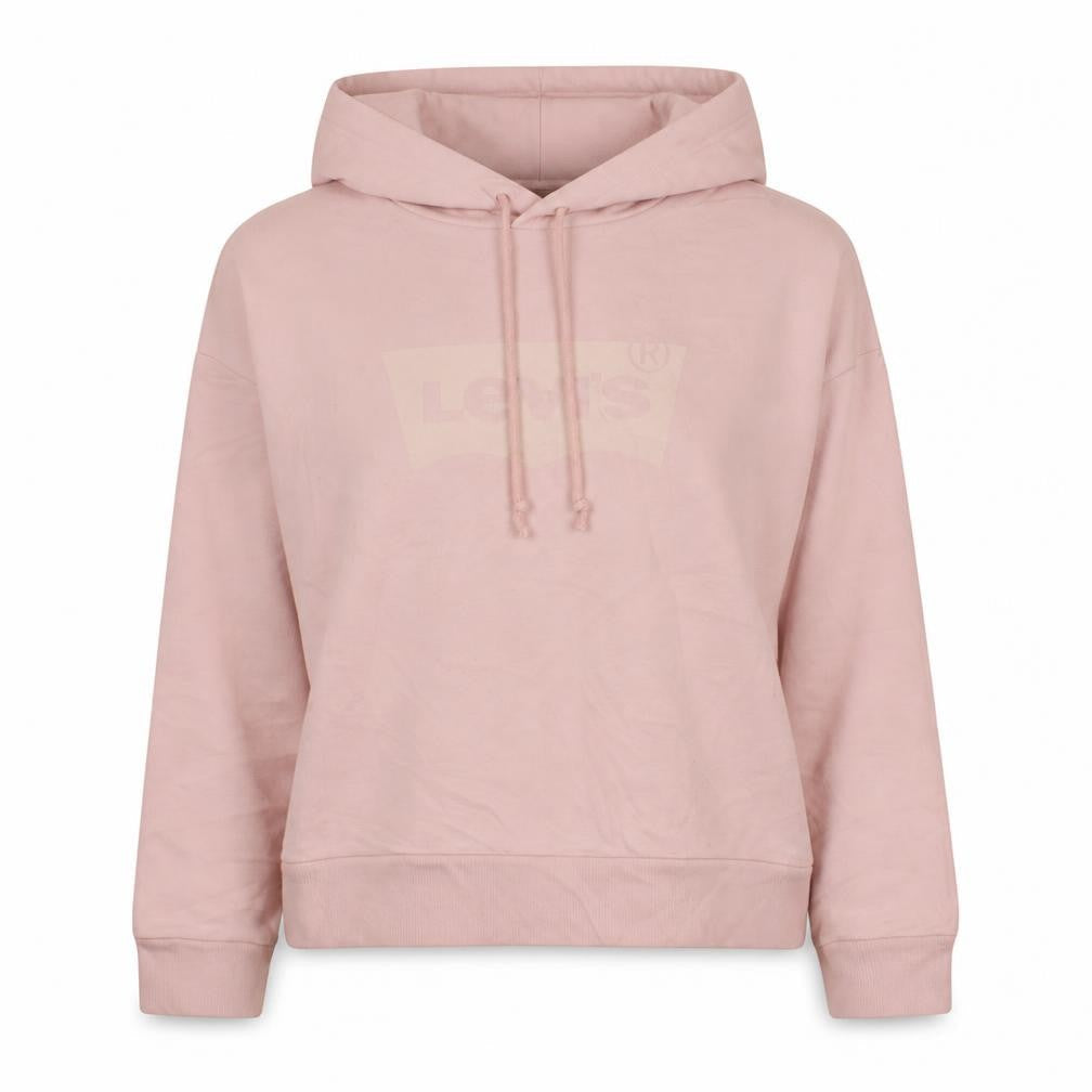 Levi's Womens Pink XS Pullover Hoodie Cotton Blend Casual