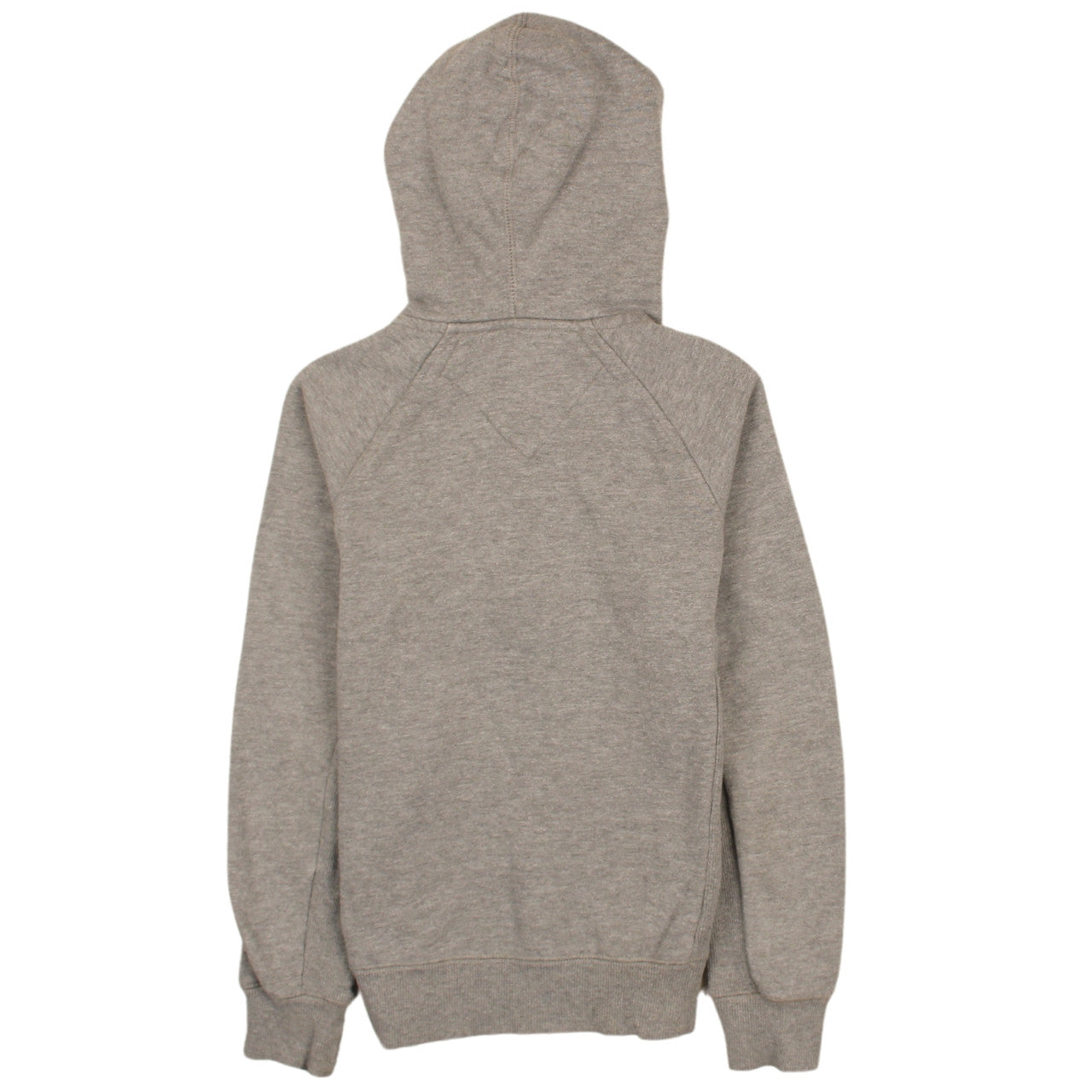 Jordan Boys Grey Full Zip Hoodie 10-12 Years Cotton Blend Fleece