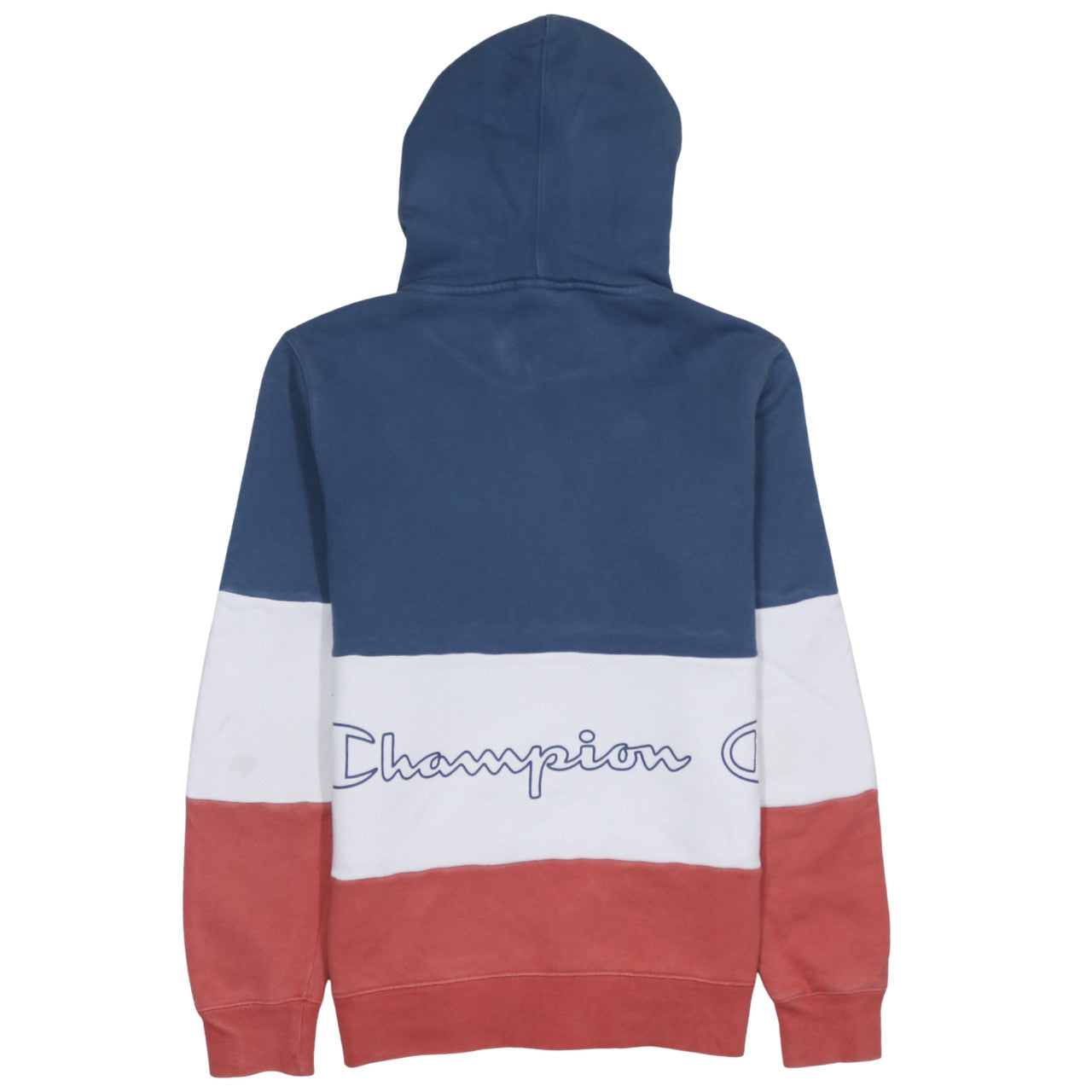 Champion Men’s Multicoloured Pullover Hoodie Size S Cotton Logo