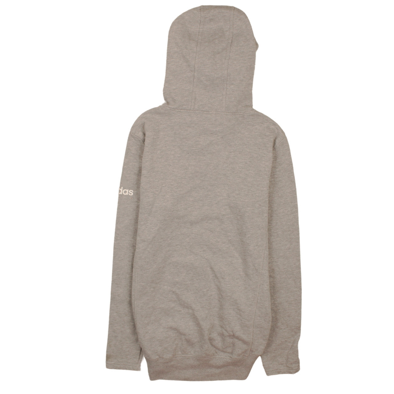 Adidas Women Grey Pullover Hoodie Small Hooded Sweatshirt Casual