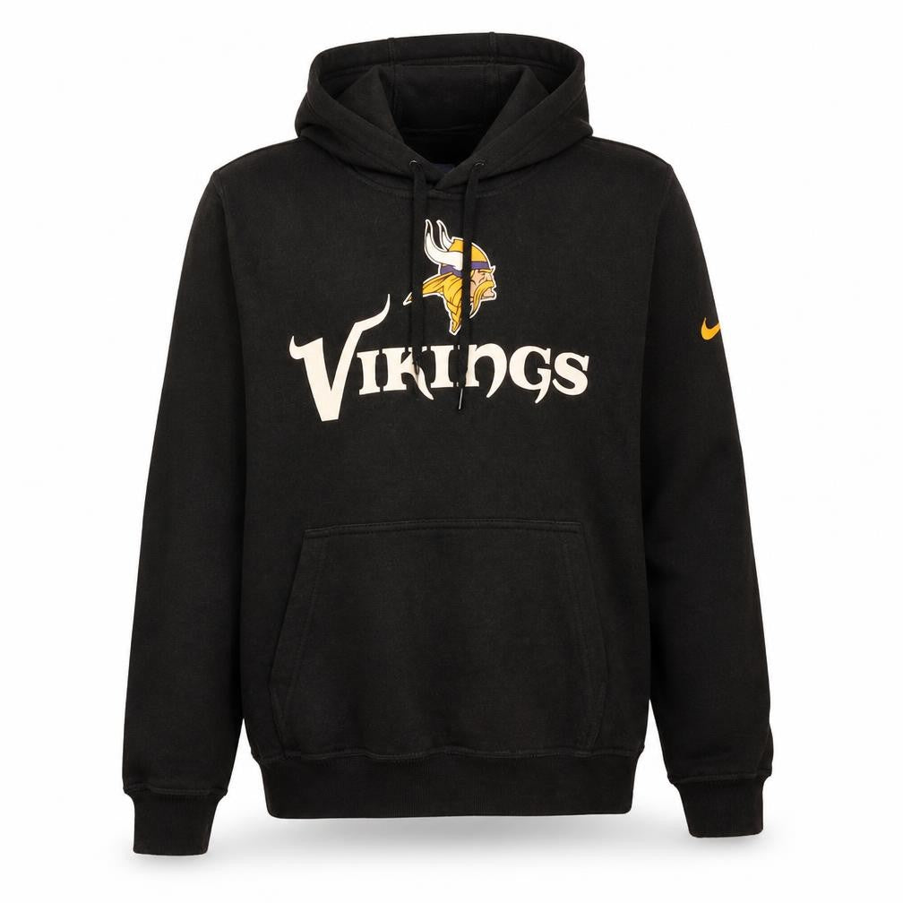 Nike Men's Black Vikings Pullover Hoodie Size S