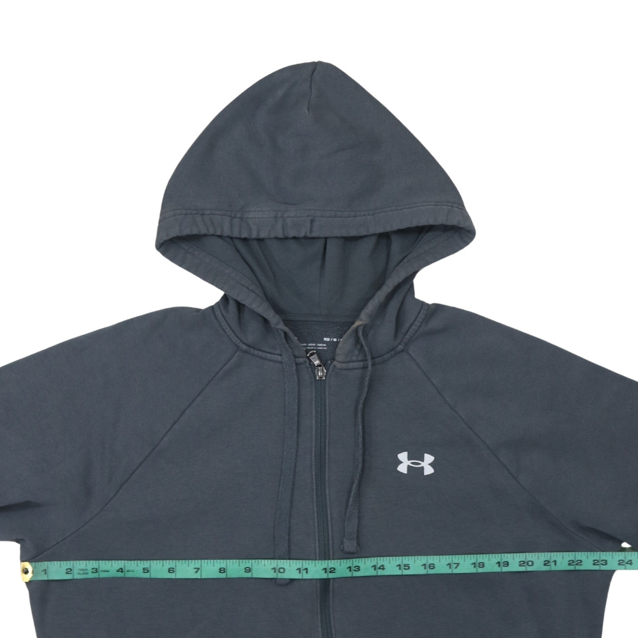 Under Armour Men's Grey Full Zip Hoodie Size M Relaxed Fit