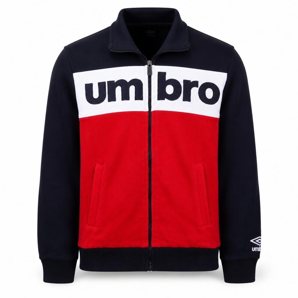 Umbro Men's Multicoloured Small Track Jacket Full Zip Retro Style
