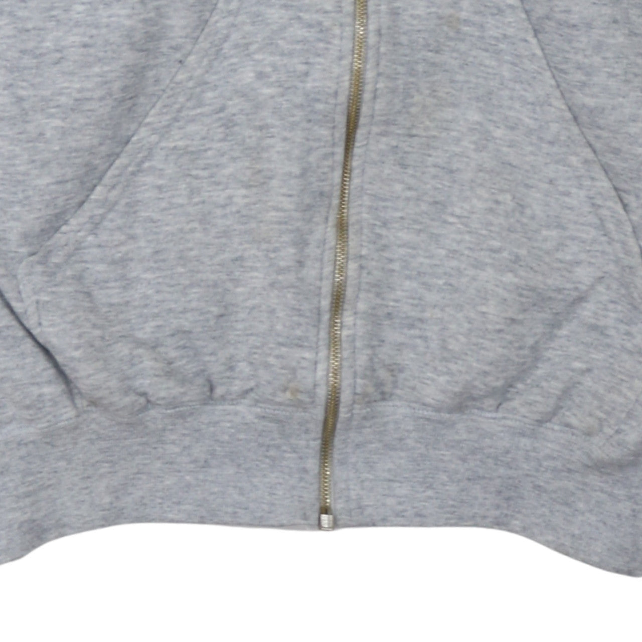Levi's Men's Grey Full Zip Hoodie L Logo Fleece Vintage Sweatshirt