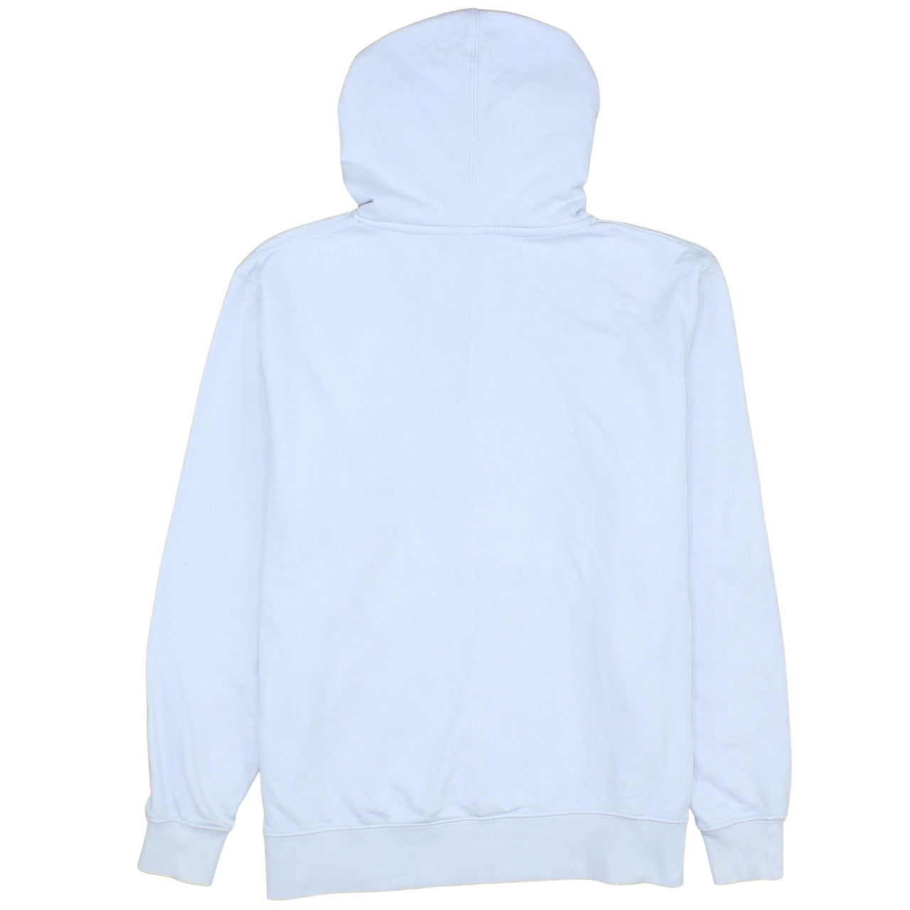 Nike Women White Pullover Hoodie Medium Cotton Blend Logo
