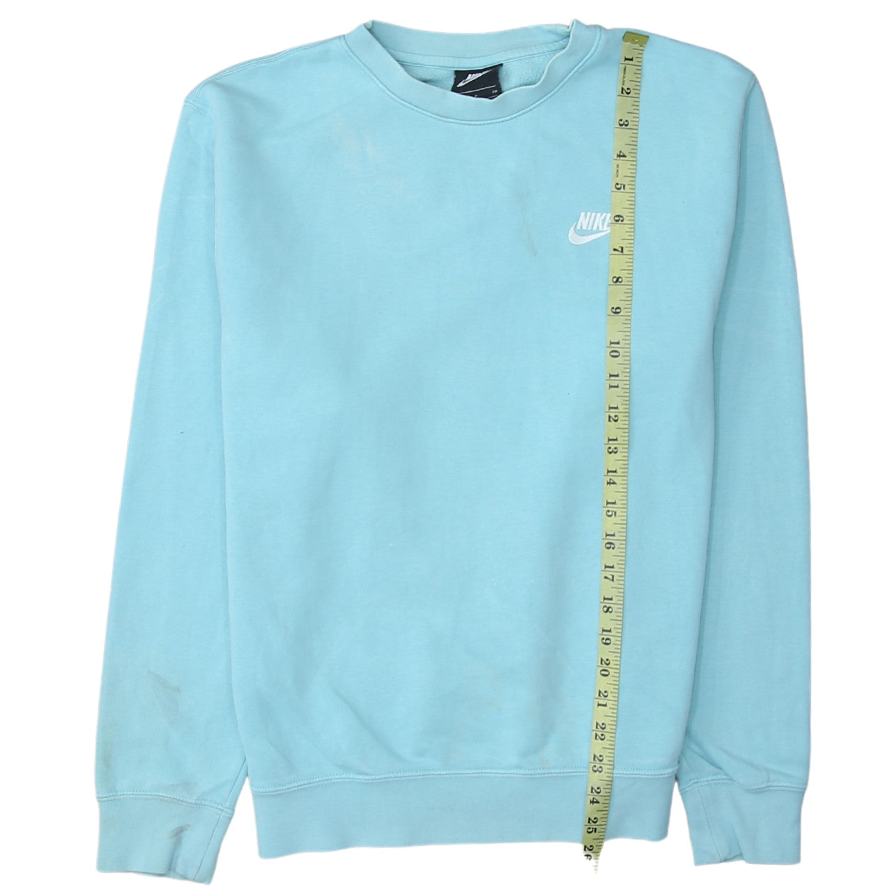 Nike Women Blue Small Crew Neck Pullover Sweatshirt