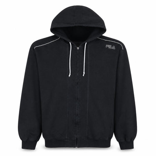 Fila Men's Black Full Zip Hoodie Size M Regular Fit