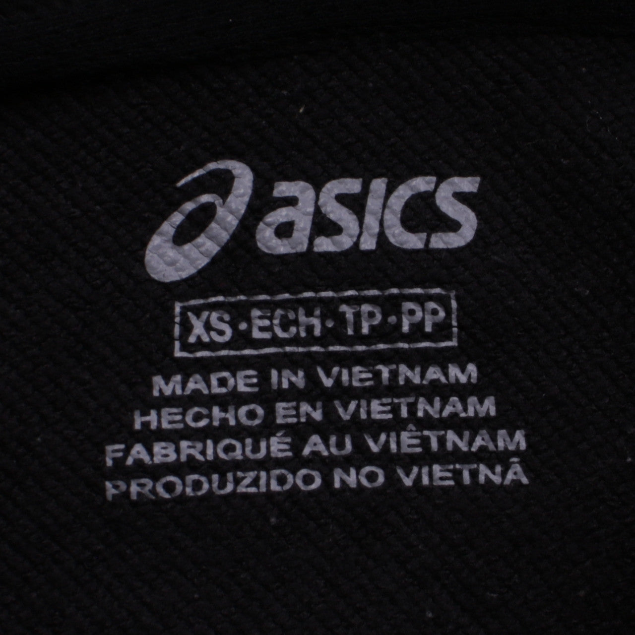 Asics Mens Black XS Pullover Hoodie Volleyball Club Graphic