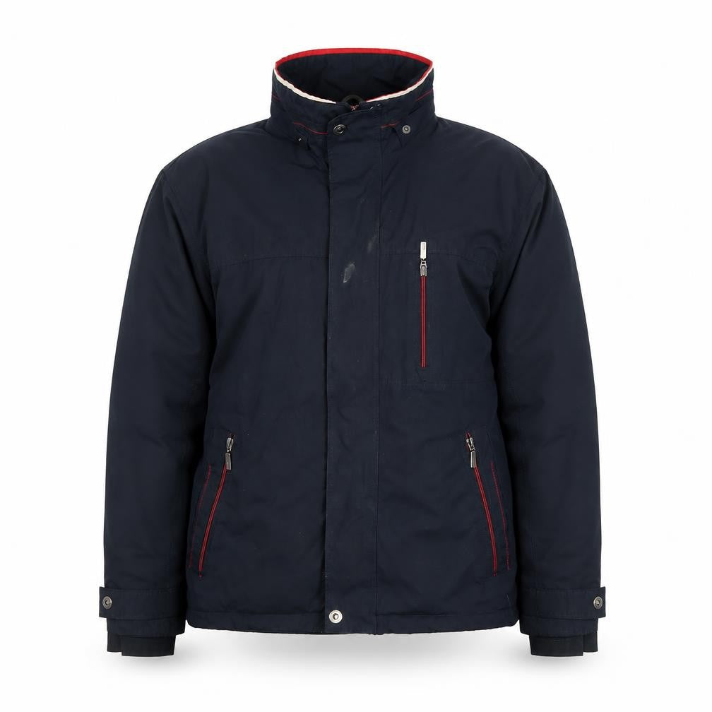 Lakeland Men’s Blue L Lined Stand-Up Collar Zip Jacket