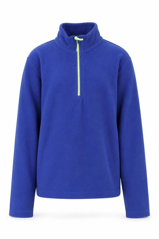 Mountain Warehouse Girls Blue Fleece 1/4 Zip Activewear Jacket 11 Years