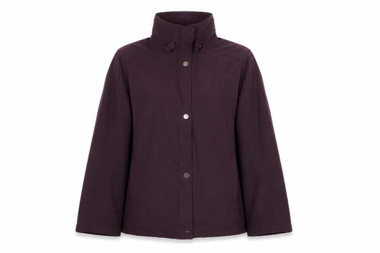 BHS Womens Purple Size 14 Mid-Length Jacket Polyester Blend