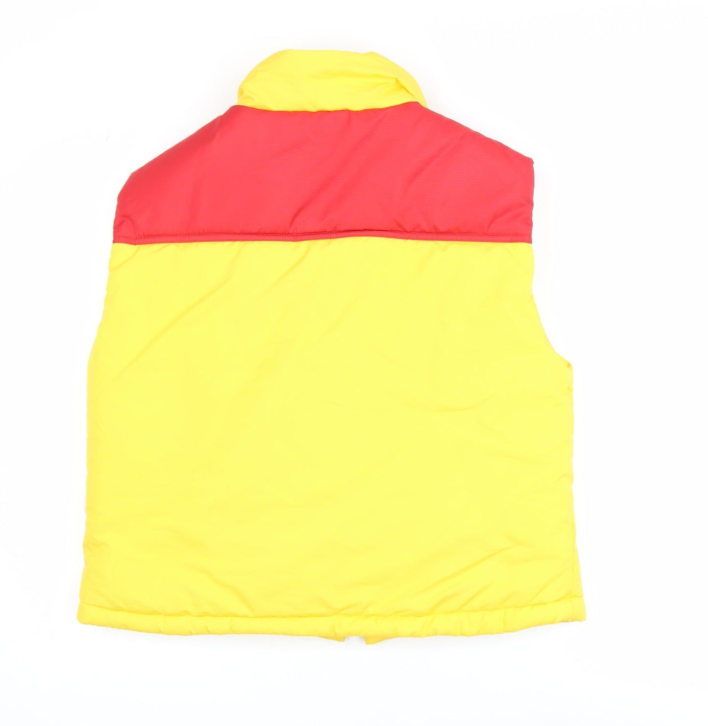 Reclaimed Vintage Men's Multicoloured Puffer Waistcoat S Retro Style
