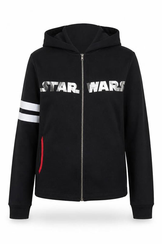 Disney Star Wars Women's Black XS Hooded Track Jacket