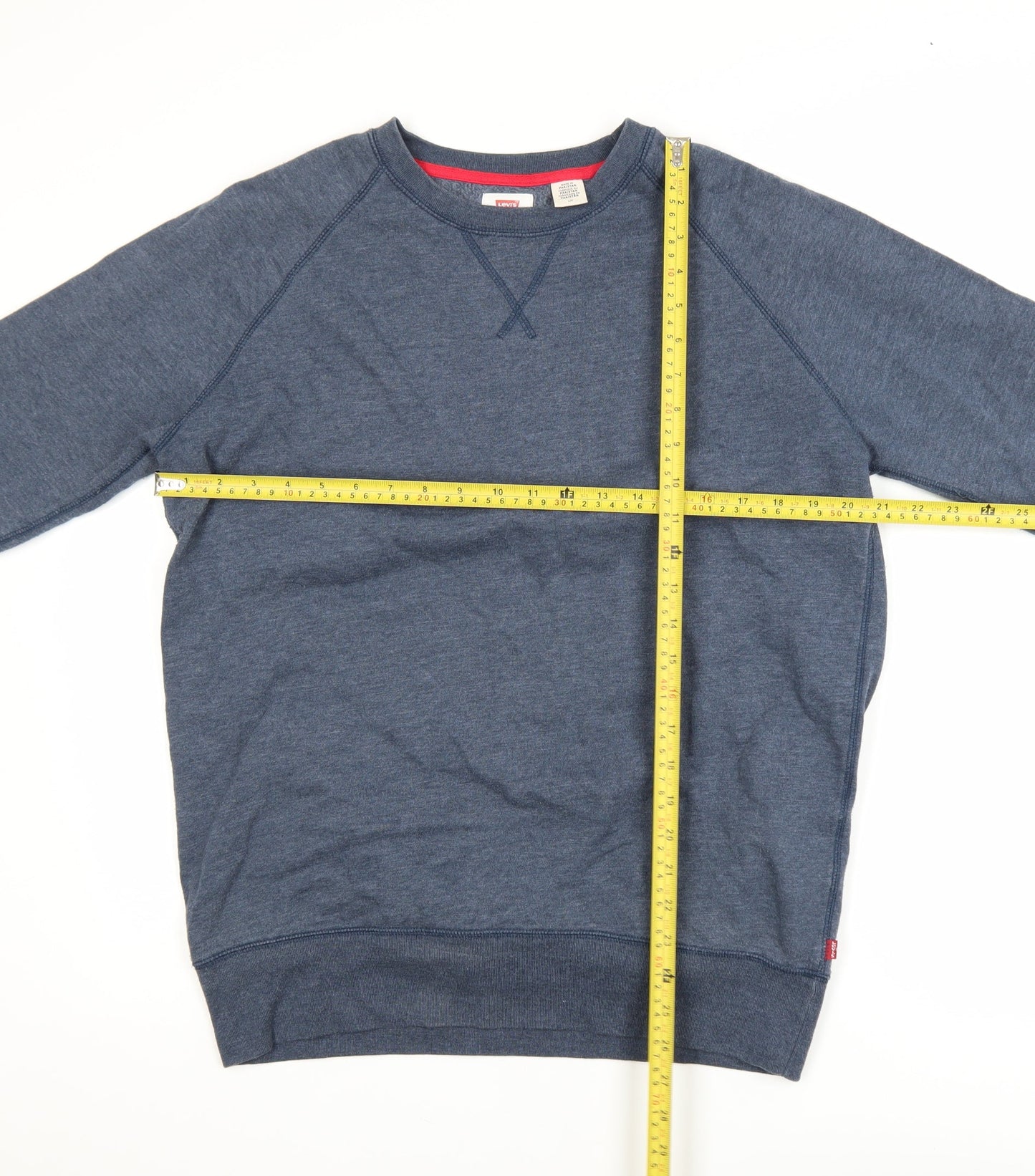 Levi's Men's Blue Crew Neck Pullover Sweatshirt Size L