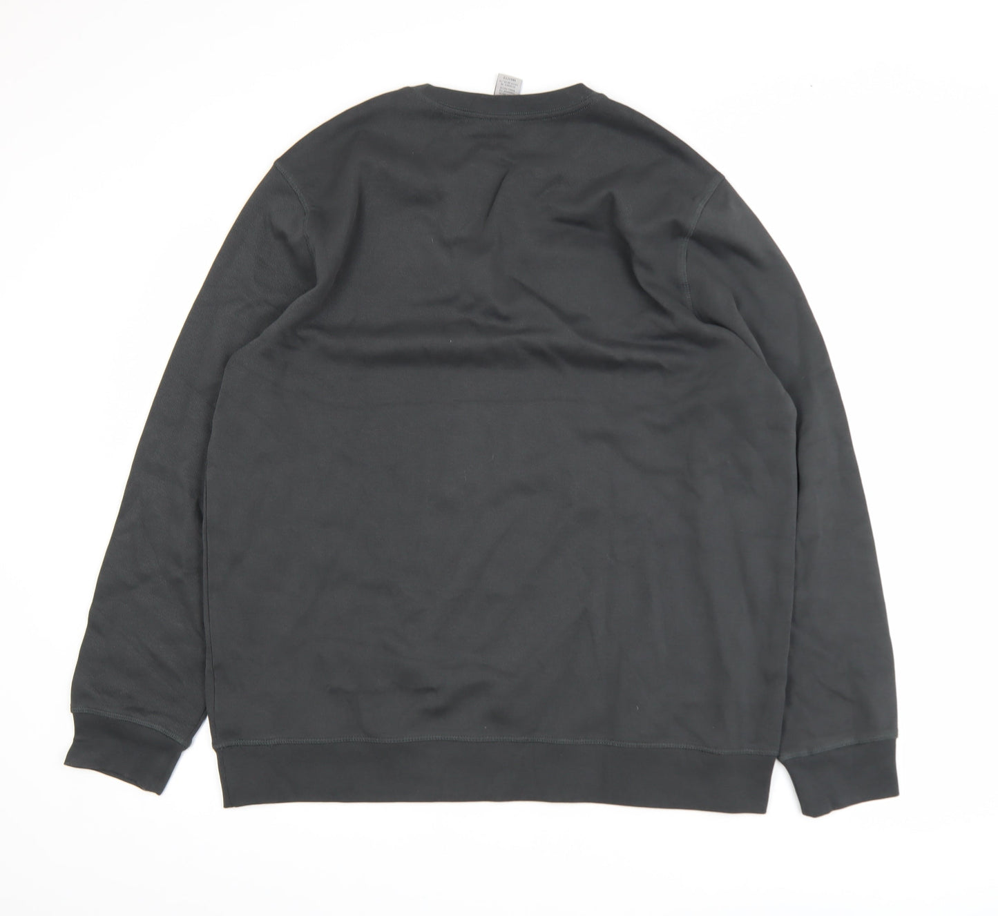 Hurley Men’s Black Crew Neck Pullover Sweatshirt L Regular Fit