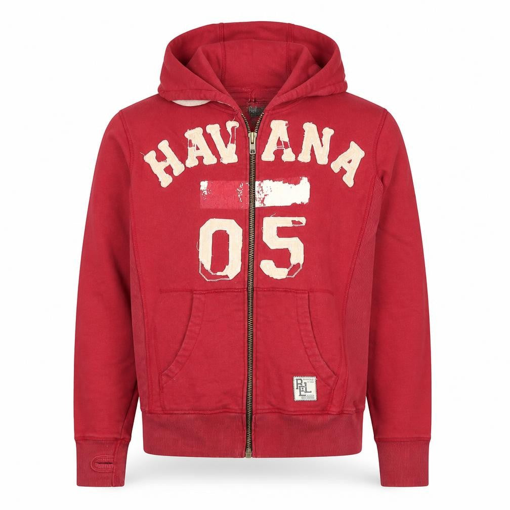 Religion Women’s Red Havana 05 Full Zip Hooded Track Jacket L