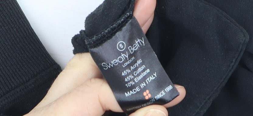 Sweaty Betty Women's Black Small Pullover Hoodie