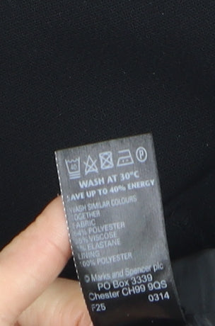 Marks and Spencer Women Grey Colourblock Sheath Dress Size 14 Workwear