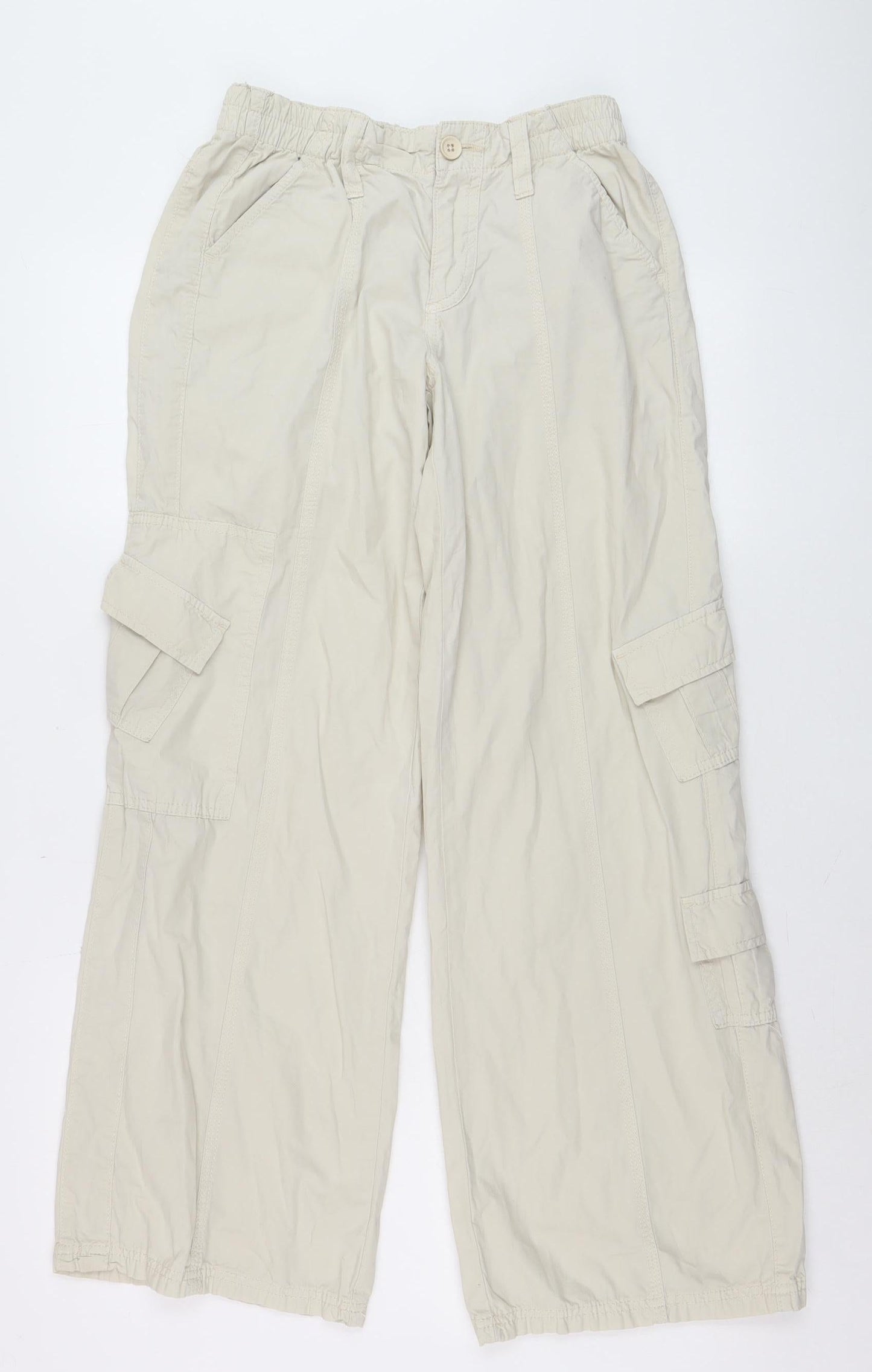 BDG Urban Outfitters Womens Beige Y2K Cargo Trousers XS