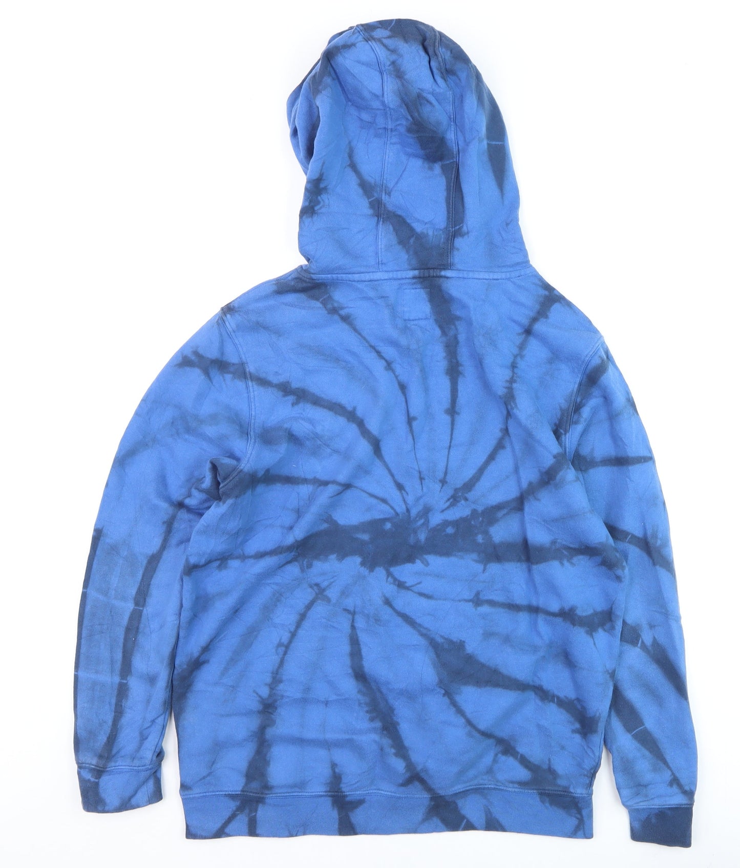 Vans Boys Blue Tie-Dye Pullover Hoodie Large Cotton Casual
