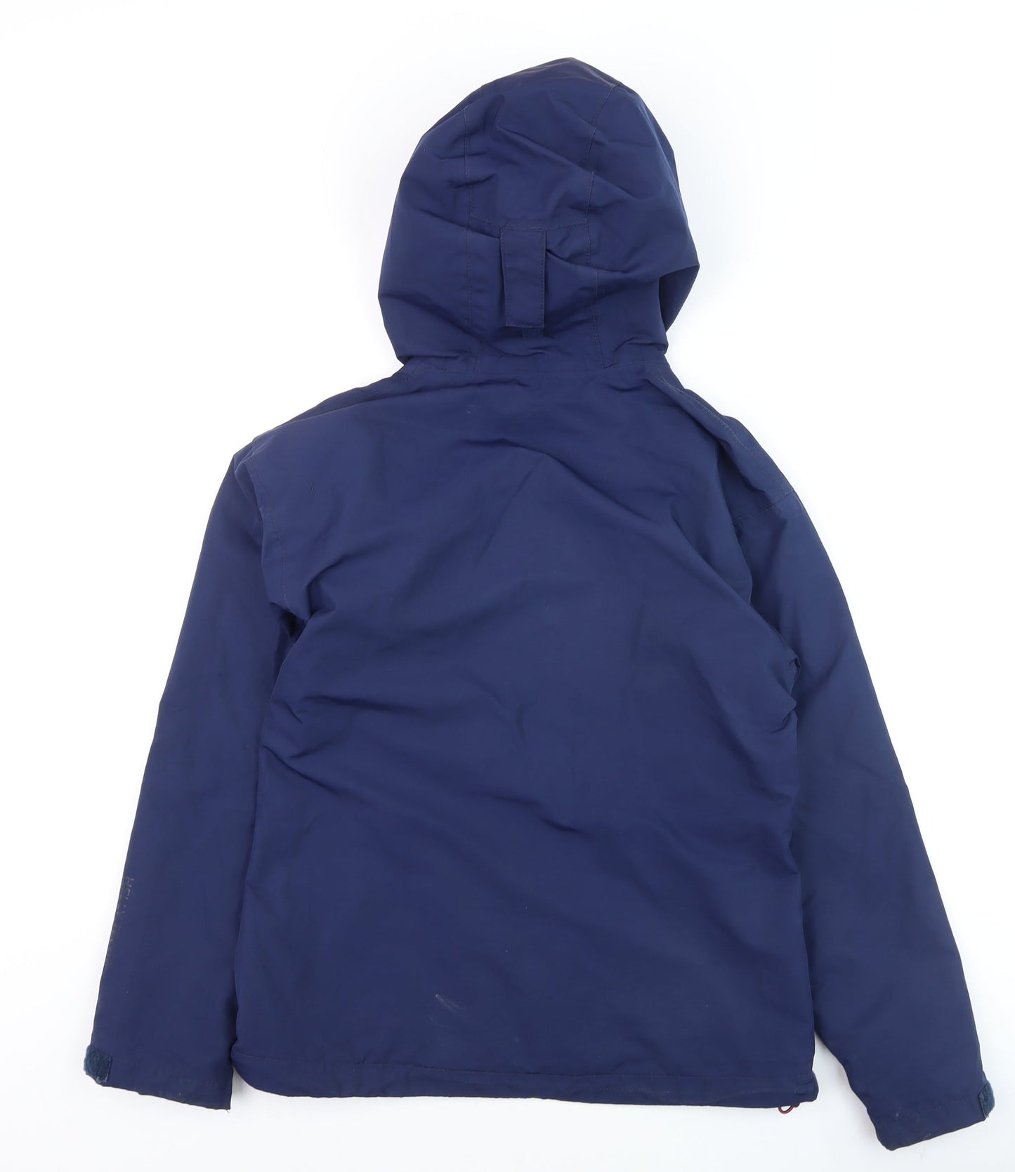 Helly Hansen Women's Blue Waterproof Hooded Rain Jacket Size S