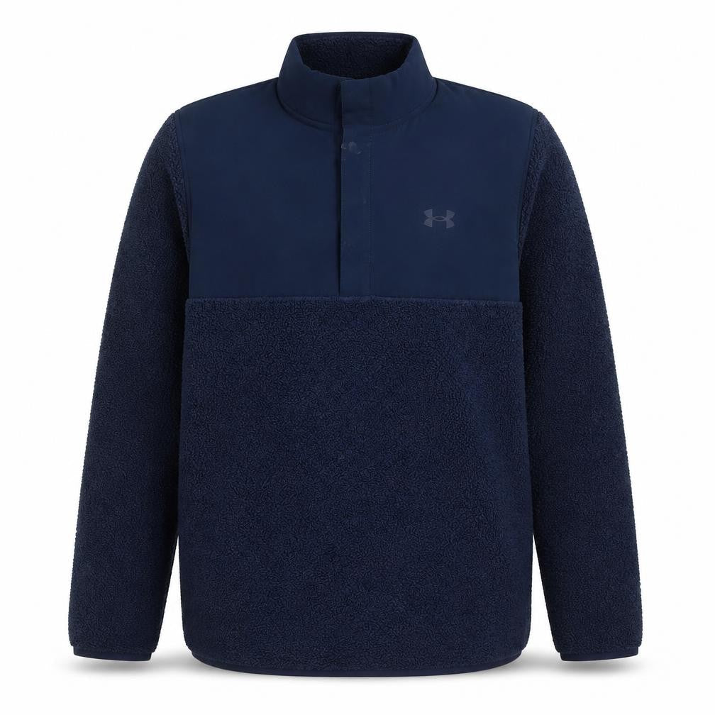 Under Armour Mens Blue Fleece Pullover Sweatshirt Size L