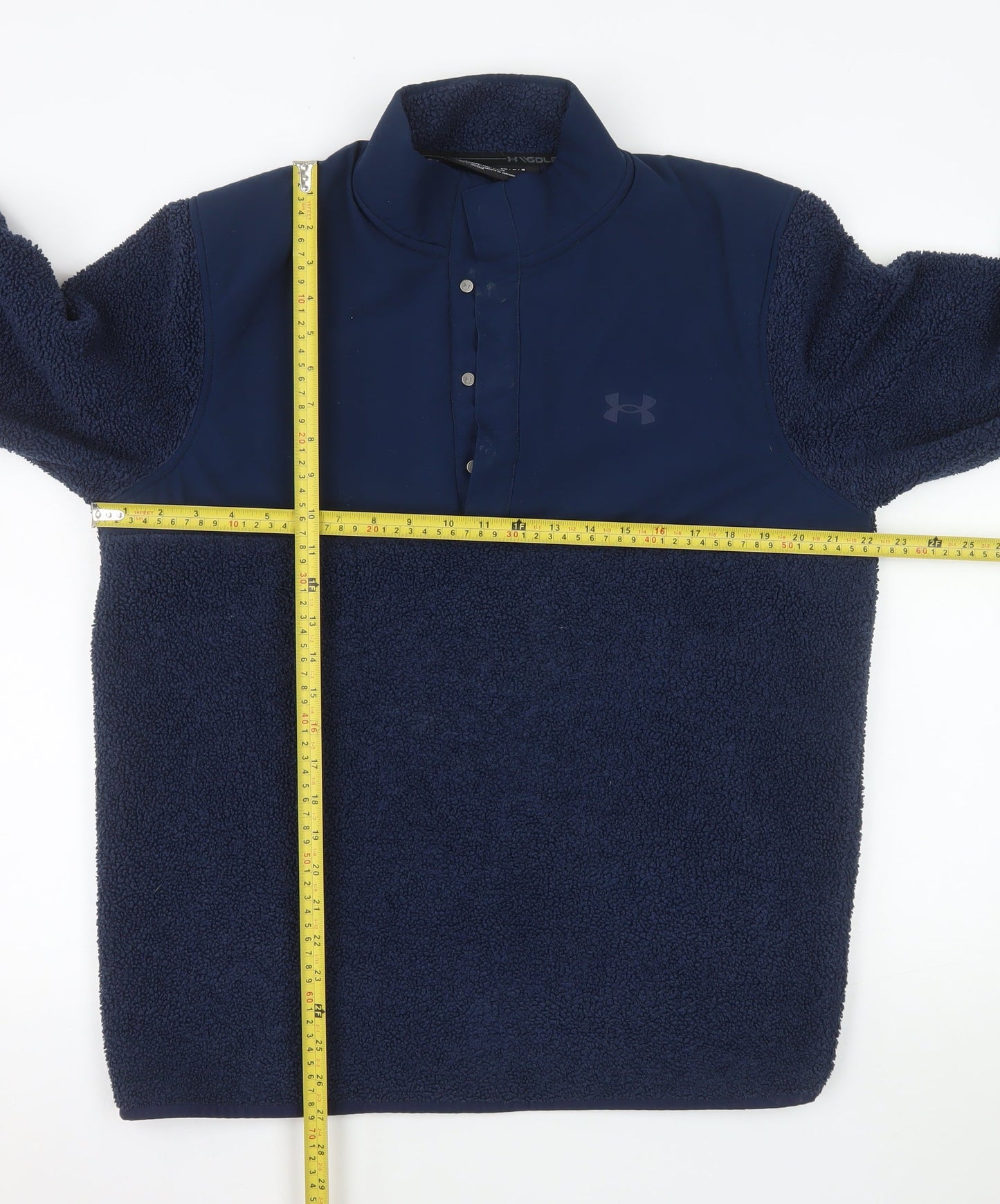 Under Armour Mens Blue Fleece Pullover Sweatshirt Size L