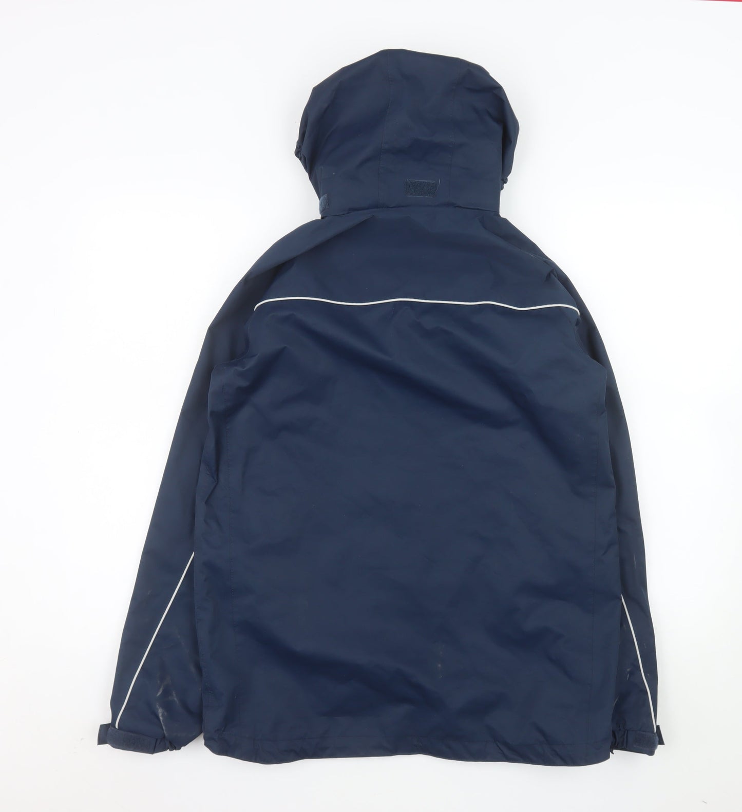 Regatta Men’s Blue Waterproof Hooded Rain Coat Jacket Size 164