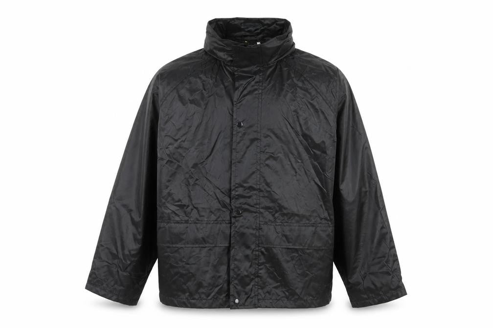 Wetplay Boys Black Waterproof Rain Coat Jacket 13 Years Polyester