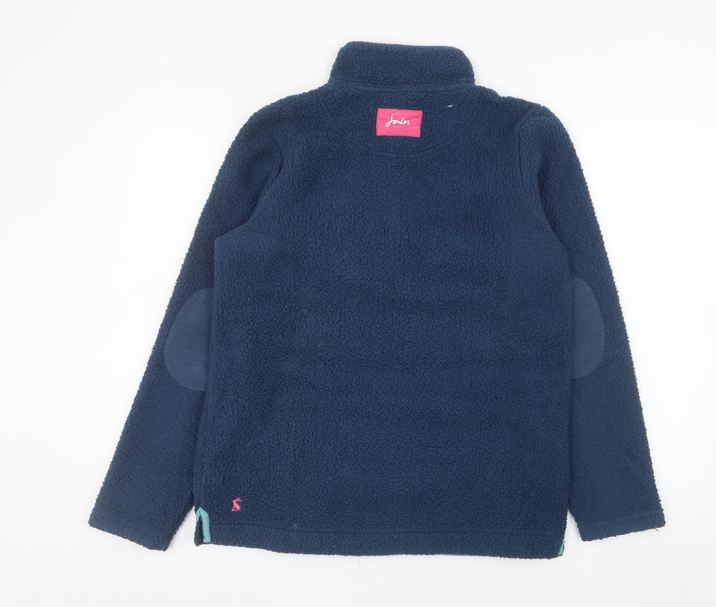 Joules Women Navy Blue Fleece Pullover Sweatshirt Size 10