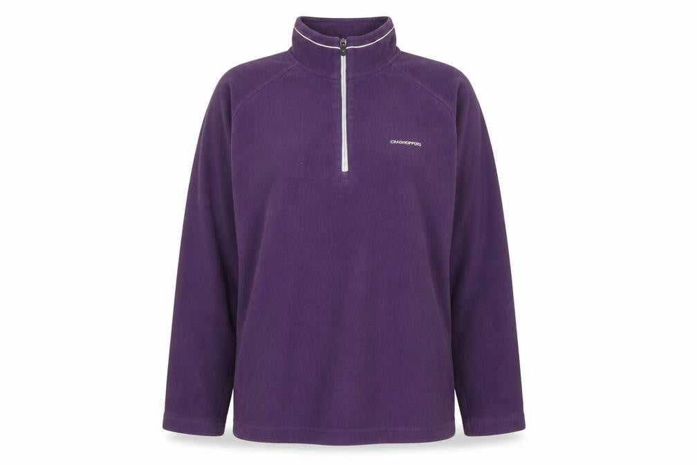 Craghoppers Women’s Purple Fleece 1/2 Zip Pullover Sweatshirt UK 14