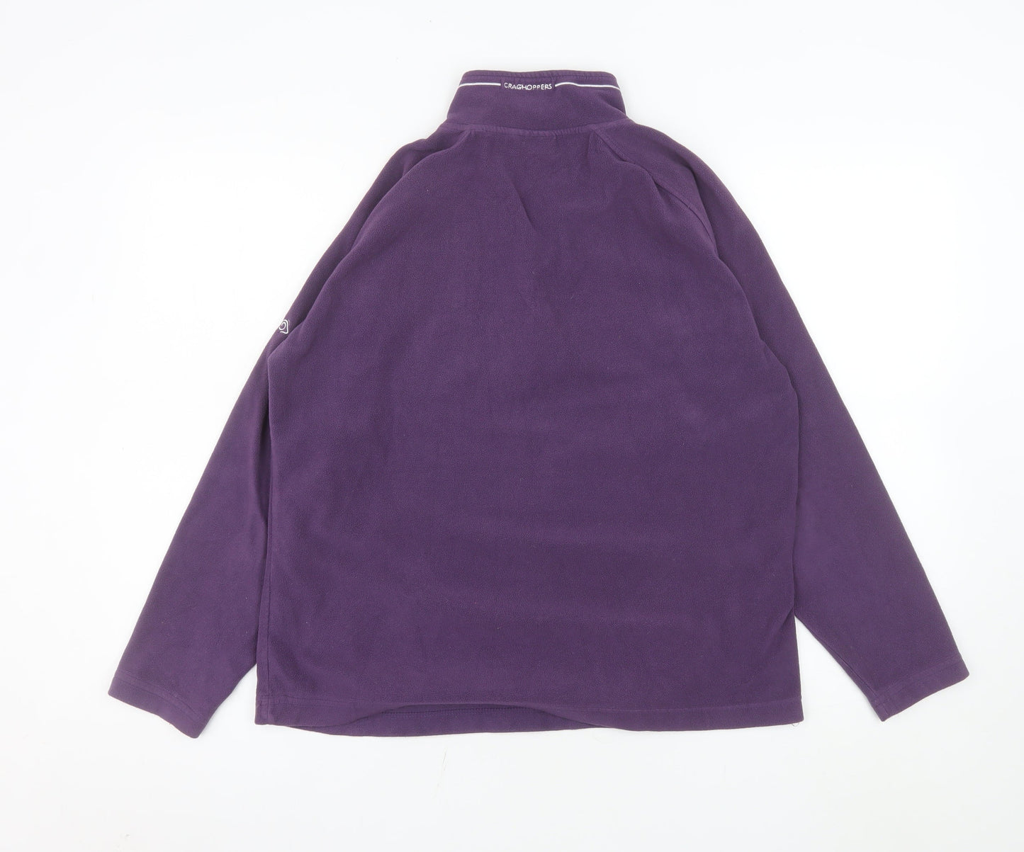 Craghoppers Women’s Purple Fleece 1/2 Zip Pullover Sweatshirt UK 14