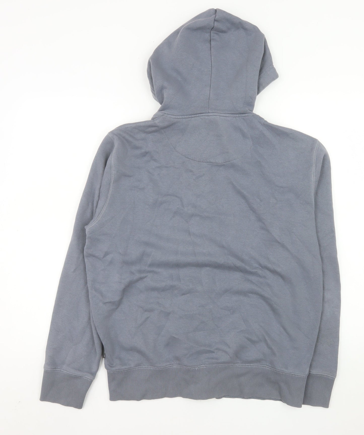 French Connection Men's Grey Full Zip Hooded Cotton Jacket M
