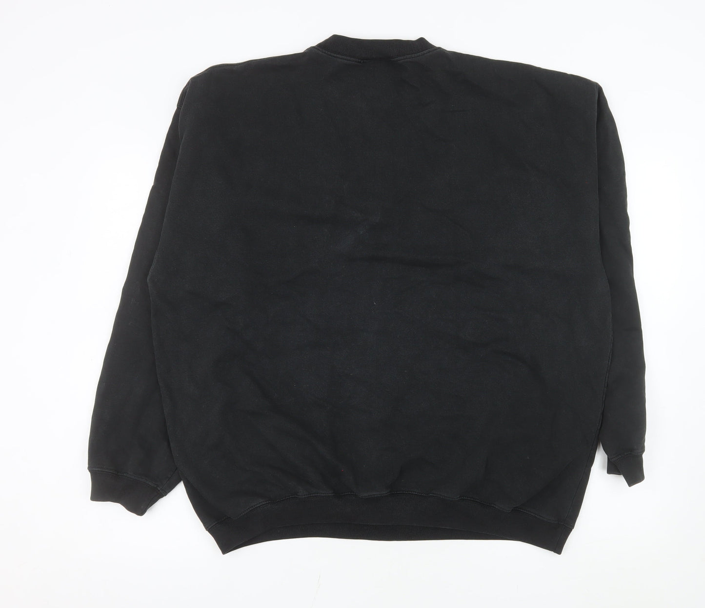 Hard Rock Cafe Men Black XL Pullover Sweatshirt Music Logo