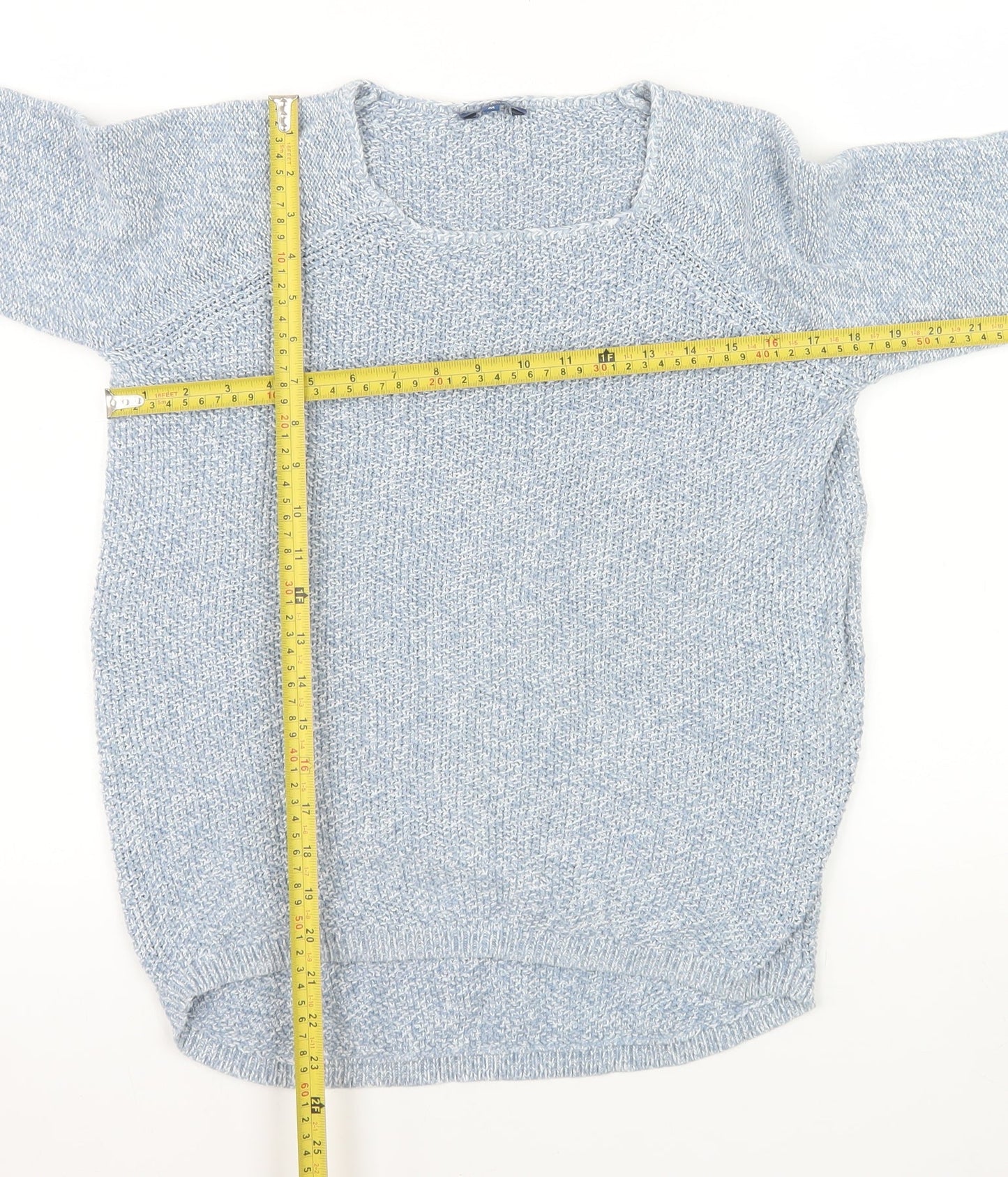 Tom Tailor Men's Blue Cotton Knit Pullover Jumper M