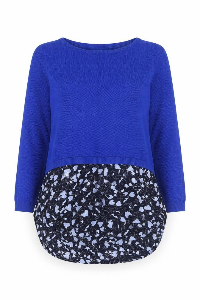Next Women’s Blue Tunic Blouse UK 6 Long Sleeve Cotton Blend