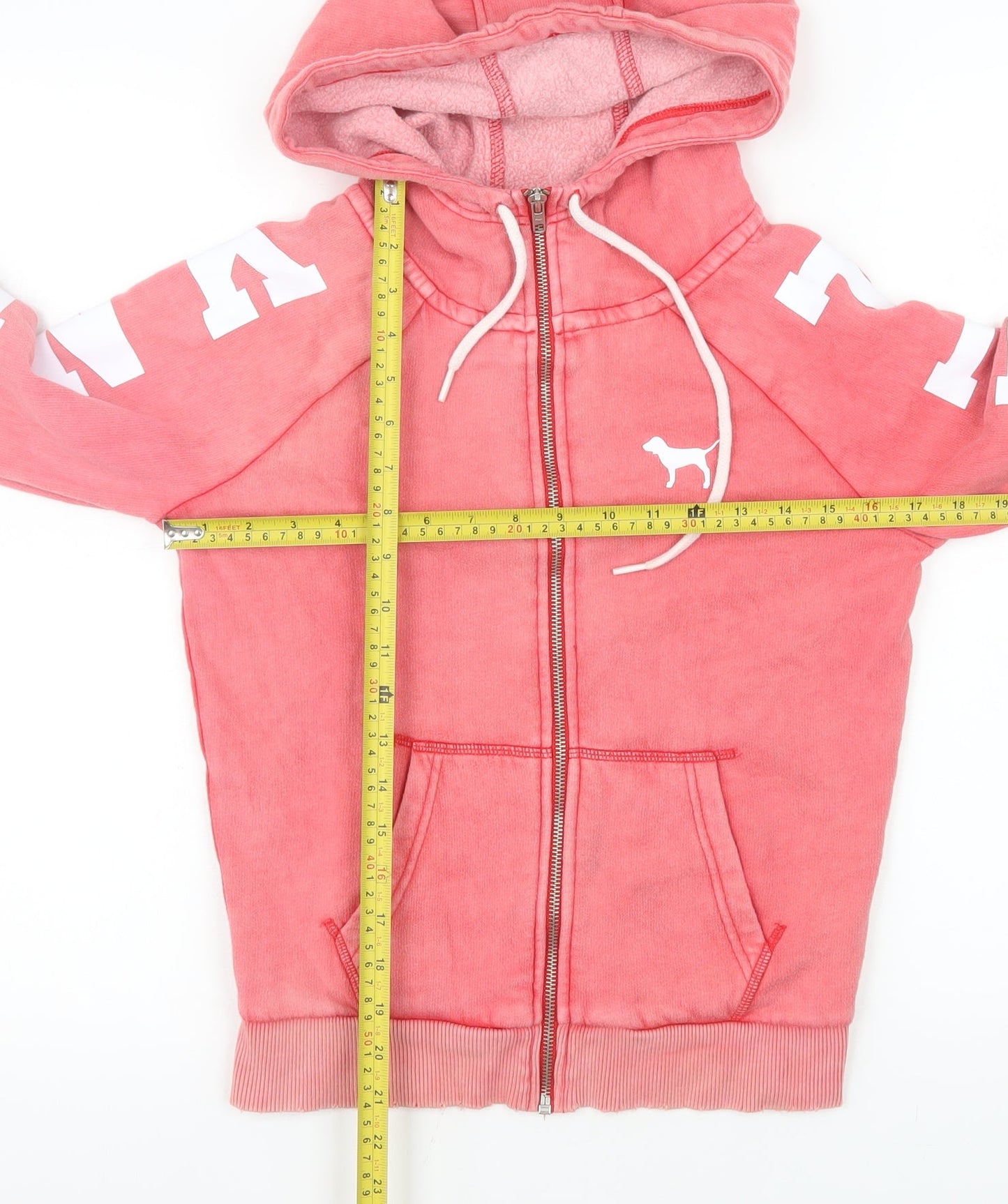 Victoria's Secret PINK Women's Pink XS Full Zip Hooded Jacket
