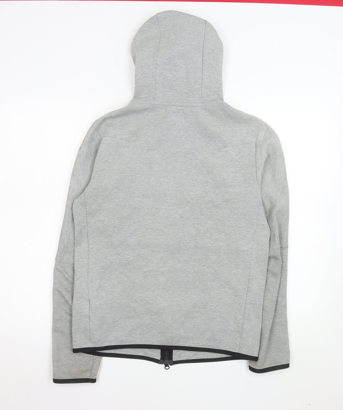 Nike Men's Grey Hooded Full Zip Sports Jacket Size S