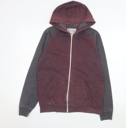 Additional front view of Red Herring Men's Small Multicoloured Full Zip Hoodie Jacket