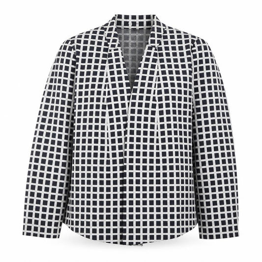 Marks & Spencer Women Blue Check Blazer Size 22 Regular Fit