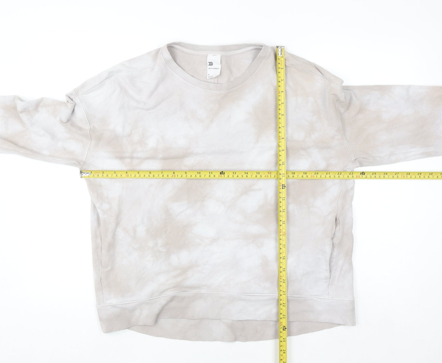 All In Motion Women’s Beige Tie-Dye Pullover Sweatshirt XL